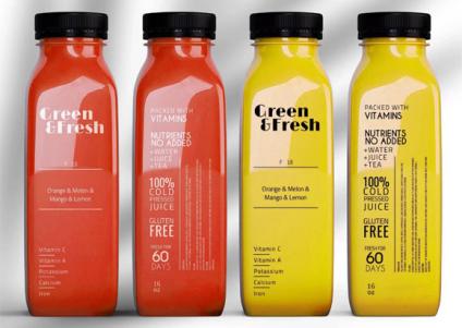 energy & juice label