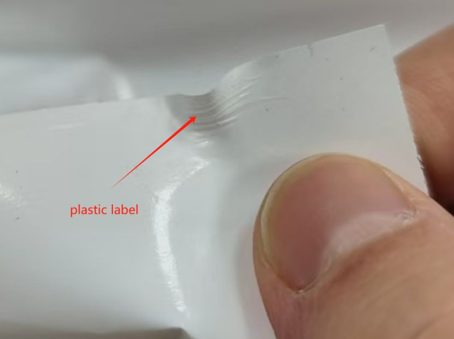 plastic film label