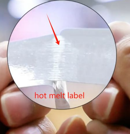 How to identify label adhesive?