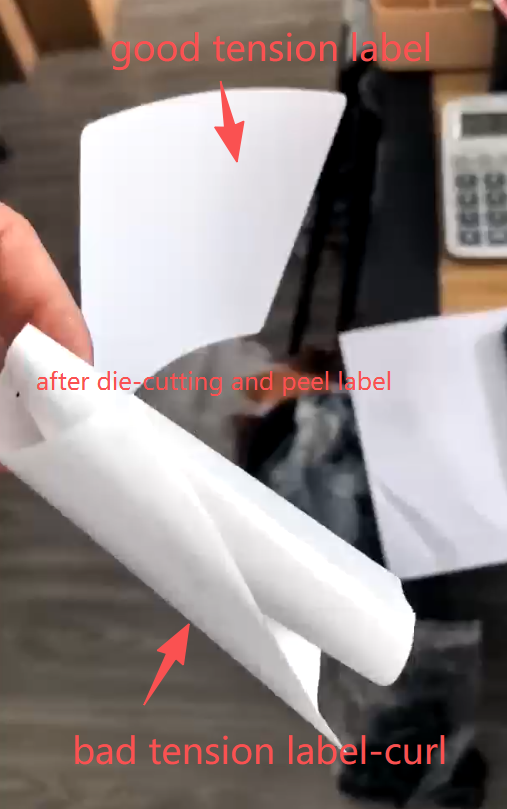 Label curling before printing or label lifting after die-cutting are very common for many printing companies.Do you know how control it?